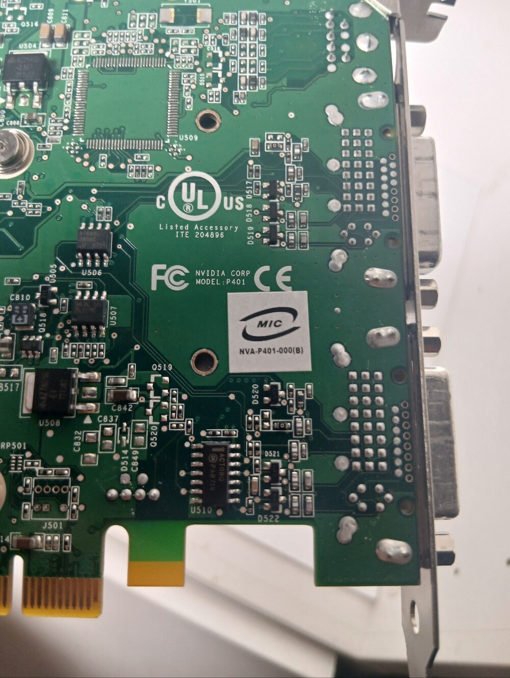 Nvidia Model P401-000(B) Graphics Card - Picture 9 of 9